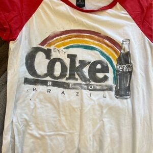 Coca Cola Brazil shirt from official coke world Atlanta!